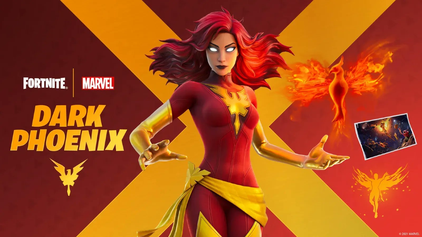 1600x900 Dark Phoenix Fortnite wallpaper, Desktop