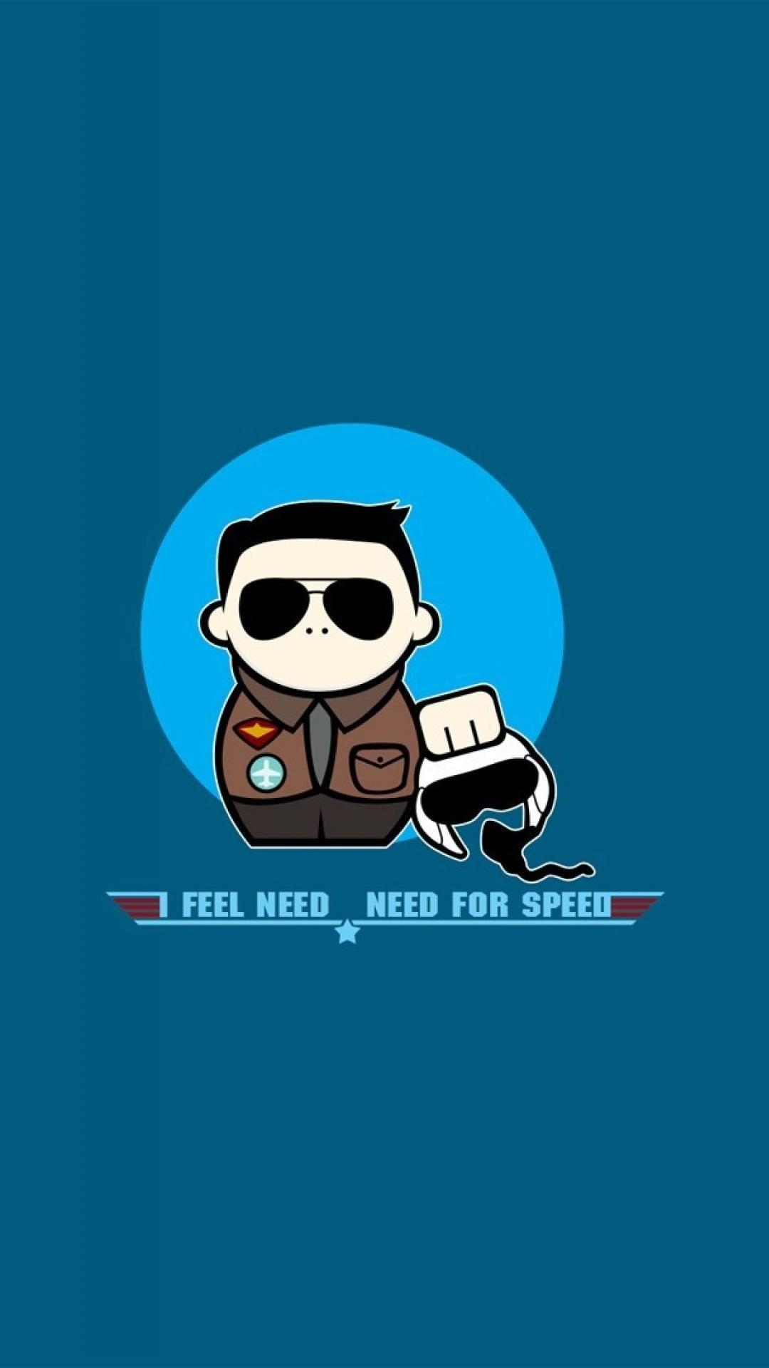 1080x1920 Need for speed top gun blue funny games wallpaper, Phone