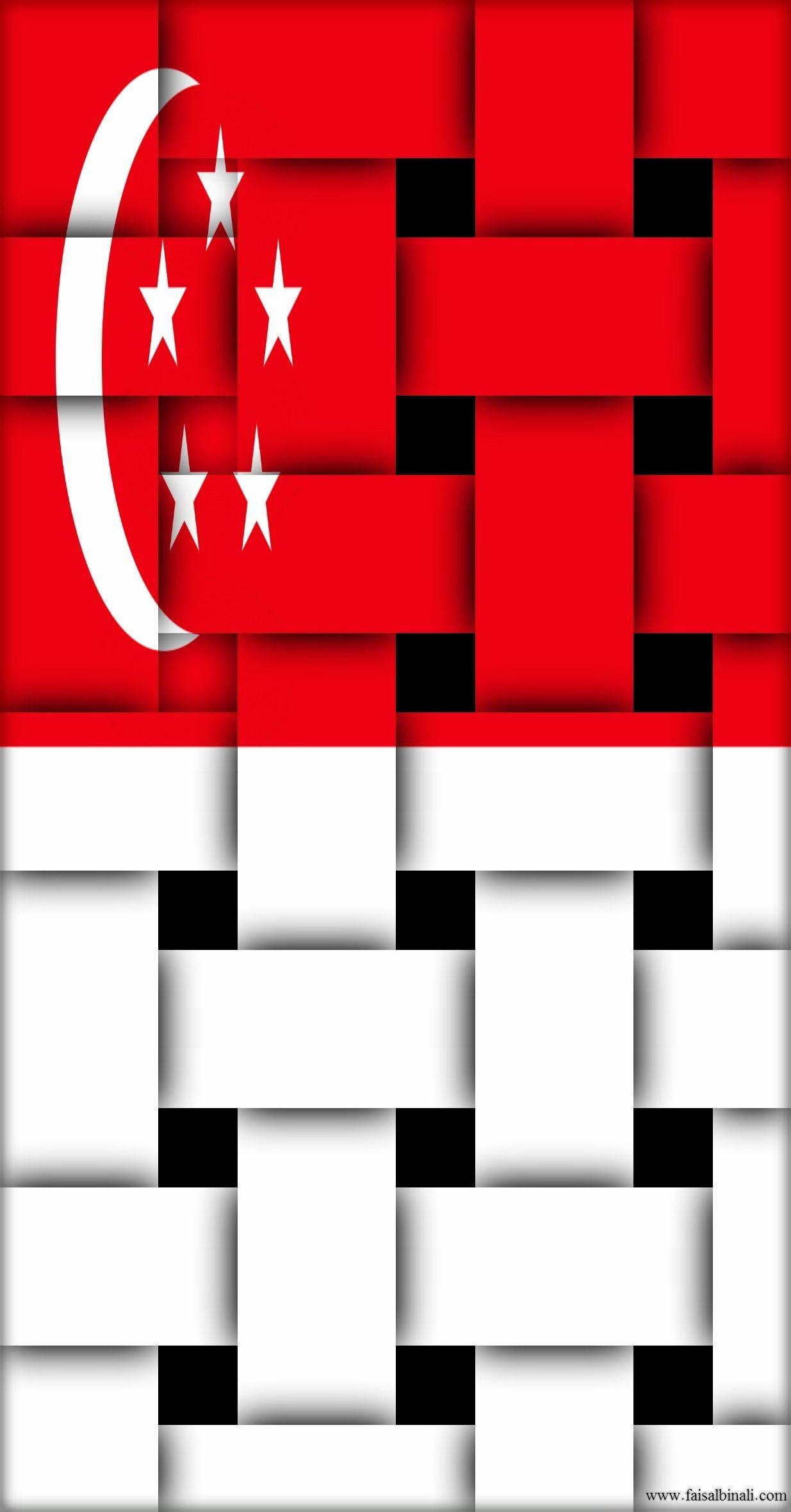 1240x2370 singapore #flag #HD #Wallpaper #for #smartphones #and #tablets, Phone