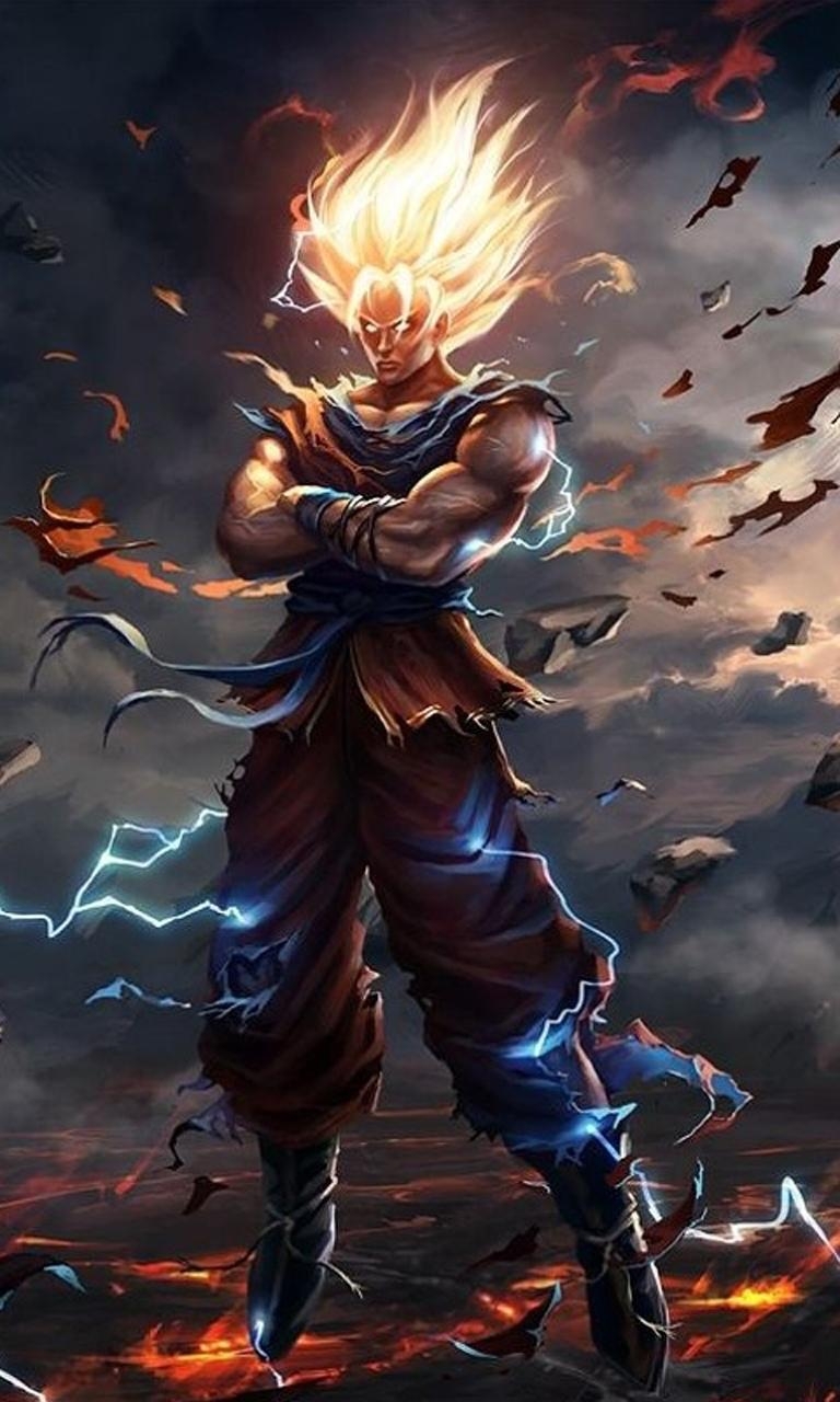 770x1280 Goku Desktop Background. Naruto, Phone