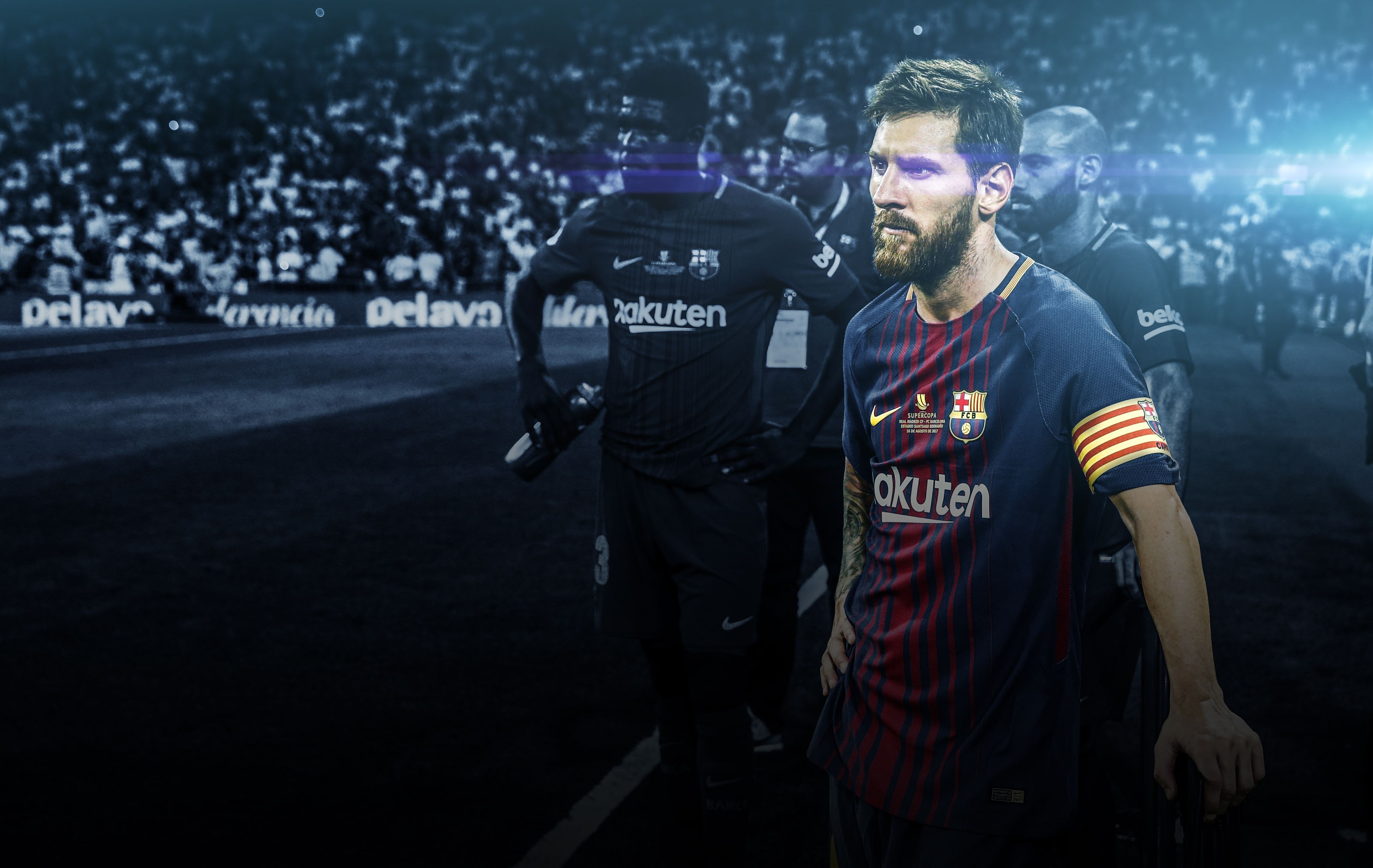 4350x2750 #FCB, K, #Lionel Messi, #FC Barcelona. Mocah HD Wallpaper, Desktop