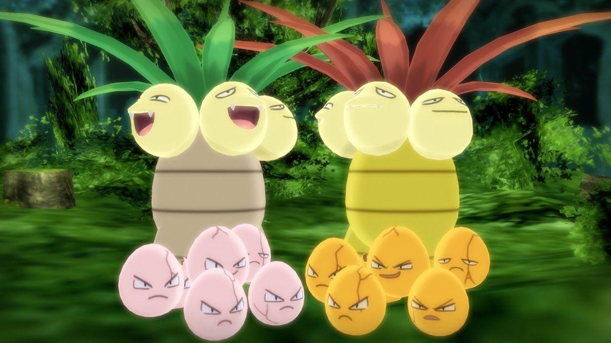 1200x670 MMD PK Exeggcute and Exeggutor DL, Desktop