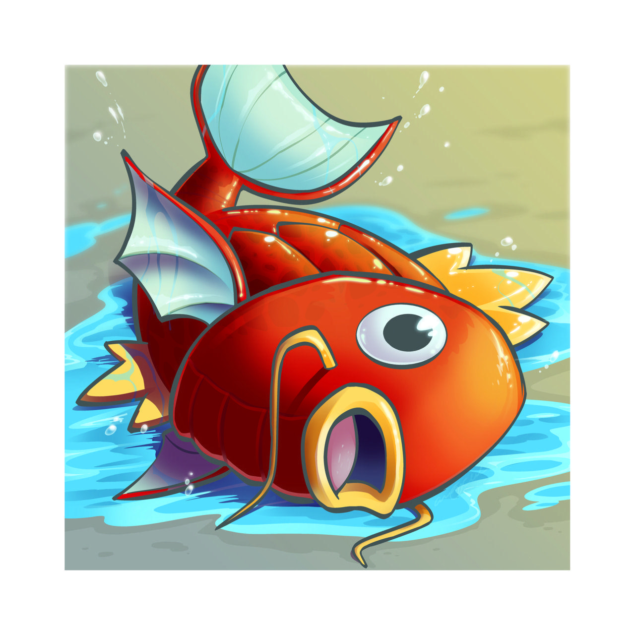 1280x1280 Tuesday 25th August 2015 Magikarp HD Background for PC ⇔ Full, Phone