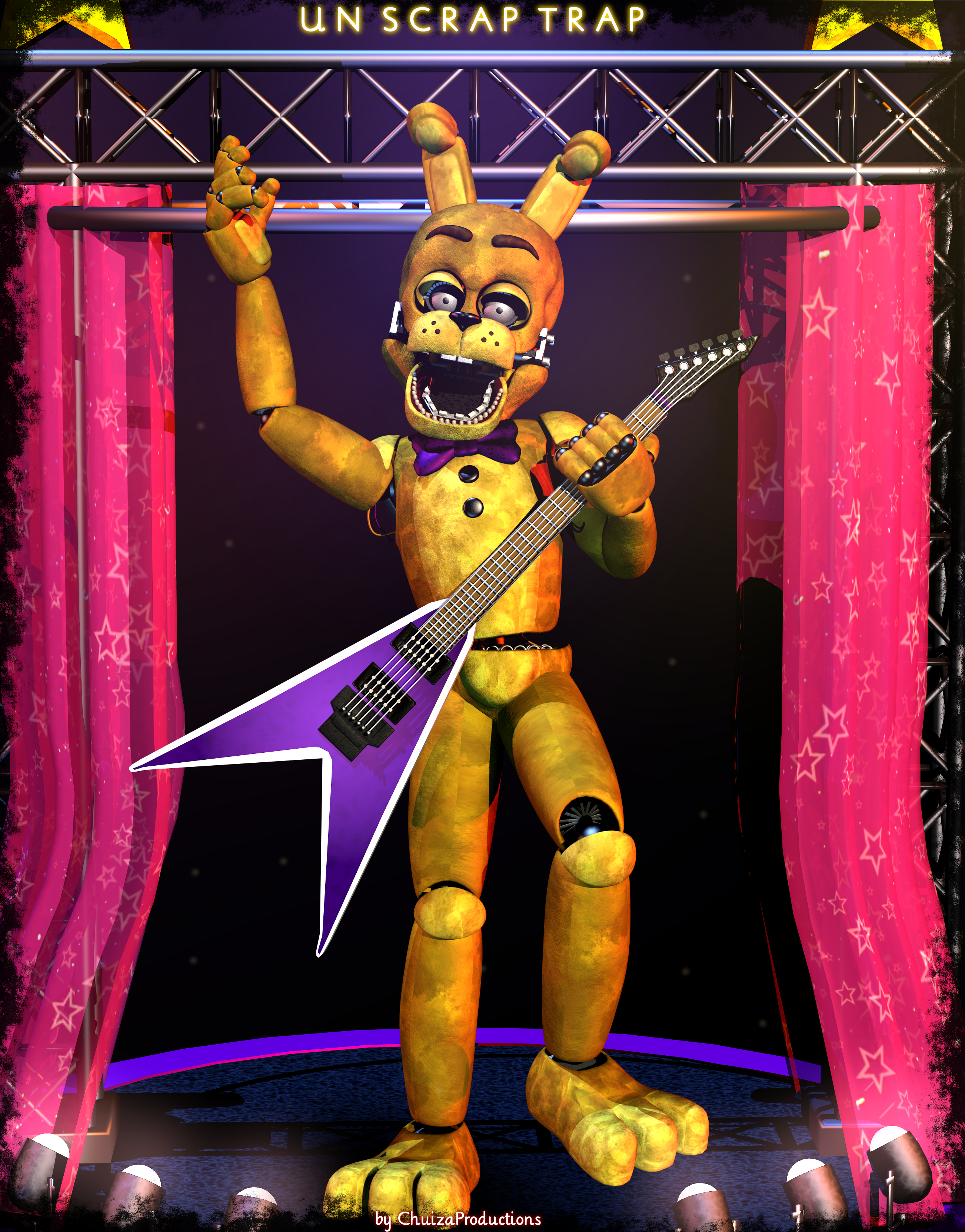 2610x3330 SpringBonnie Showcase - [FNaF 6 FFPS], Phone