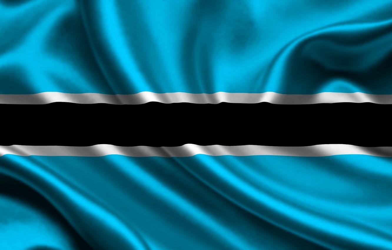 1340x850 Wallpaper White, Flag, Strip, Blue, Black, Texture, Flag, Botswana, Desktop