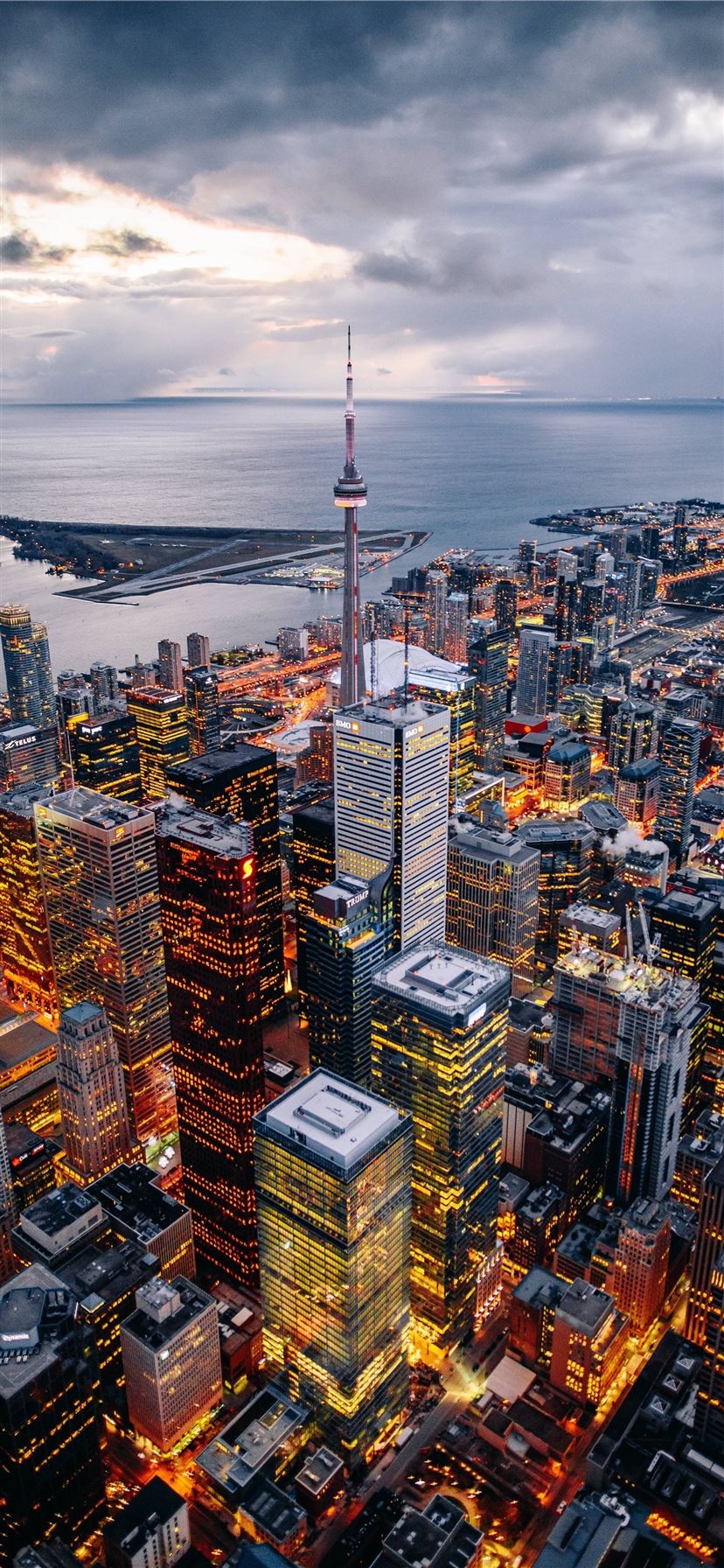 830x1800 Toronto iPhone Wallpaper, Phone