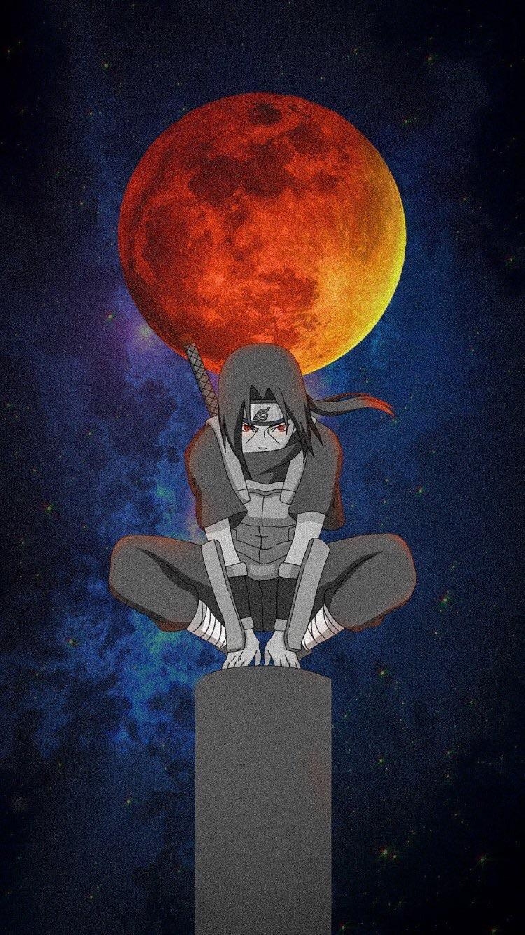 750x1340 Itachi moon. iPhone X Wallpaper X Wallpaper HD, Phone