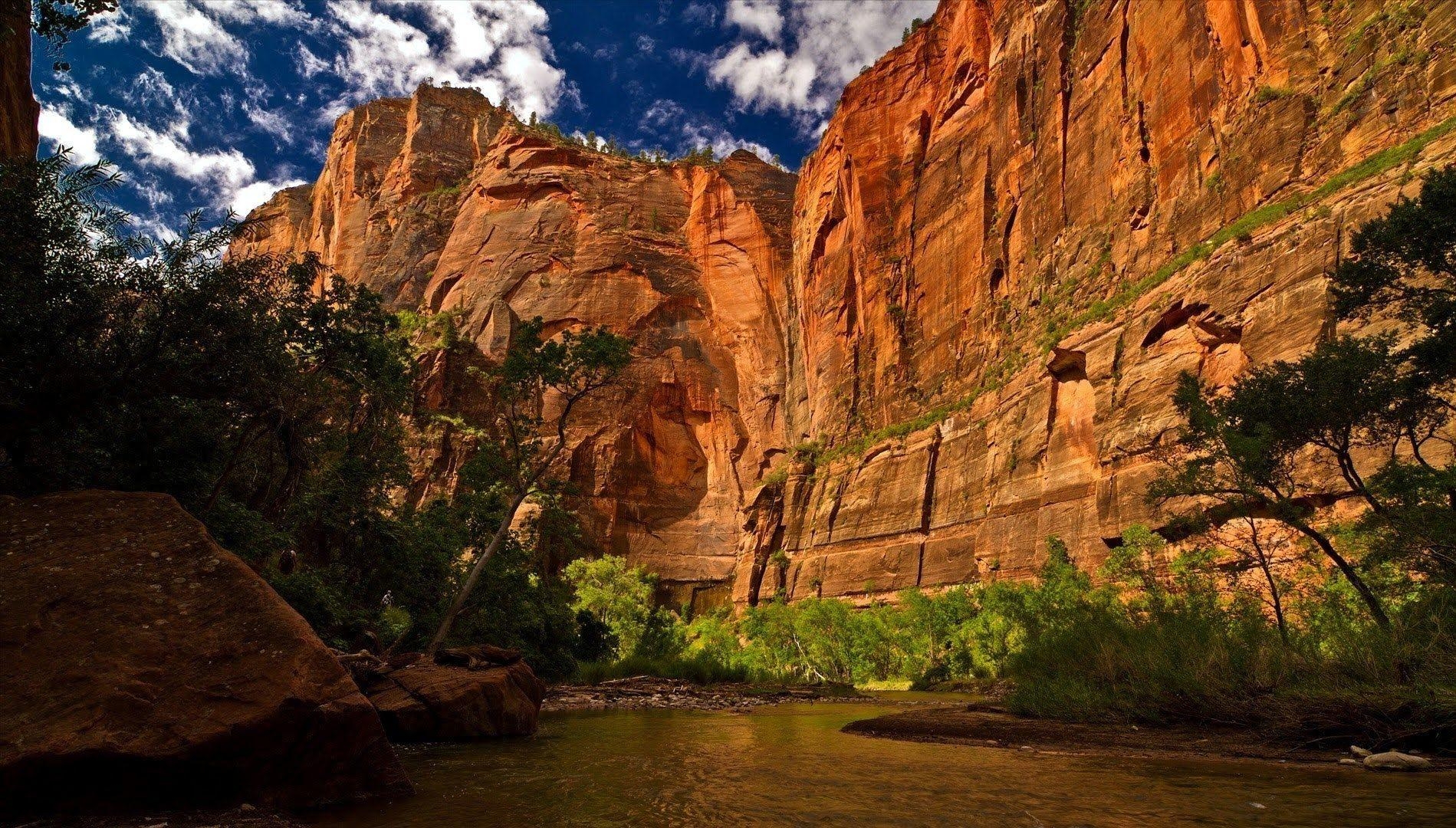 1900x1080 The Narrows Zion National Park 2015, Desktop