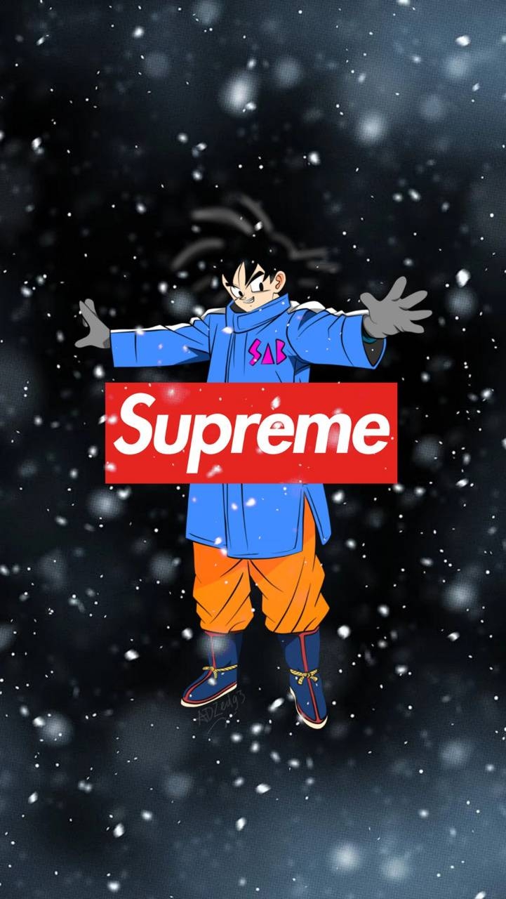 730x1280 Supreme Goku wallpaper, Phone