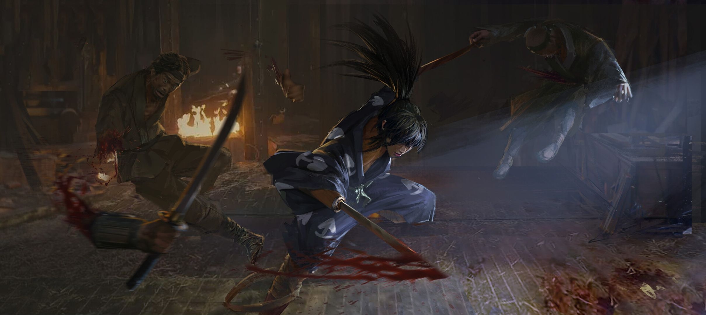 2420x1080  Hyakkimaru (Dororo) wallpaper. Mocah.org HD Wallpaper, Dual Screen