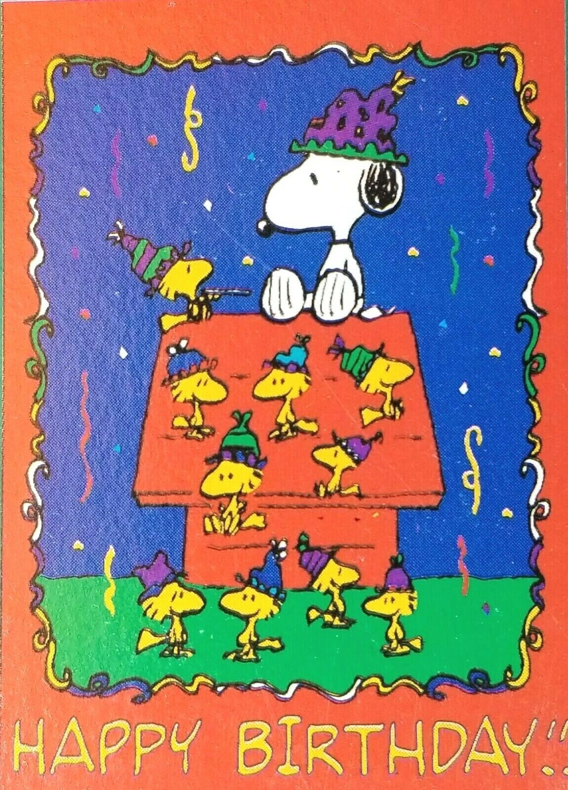 1150x1600 Snoopy Woodstock Peanuts Happy Birthday Party 29 1 2 X 41 Decorative Flag NWTS Online, Phone