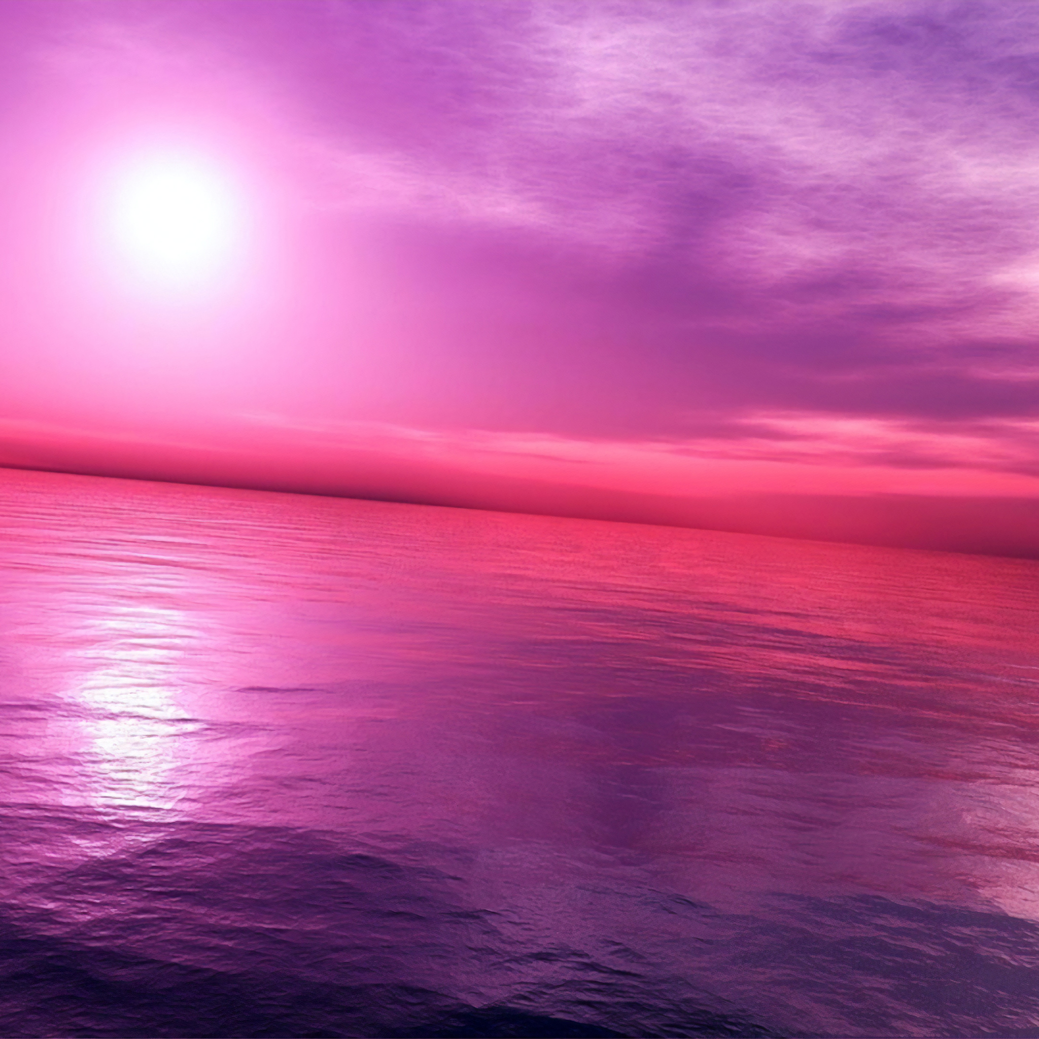 2050x2050 Pink Purple Sky 4k iPad Air HD 4k Wallpaper, Image, Background, Photo and Picture, Phone