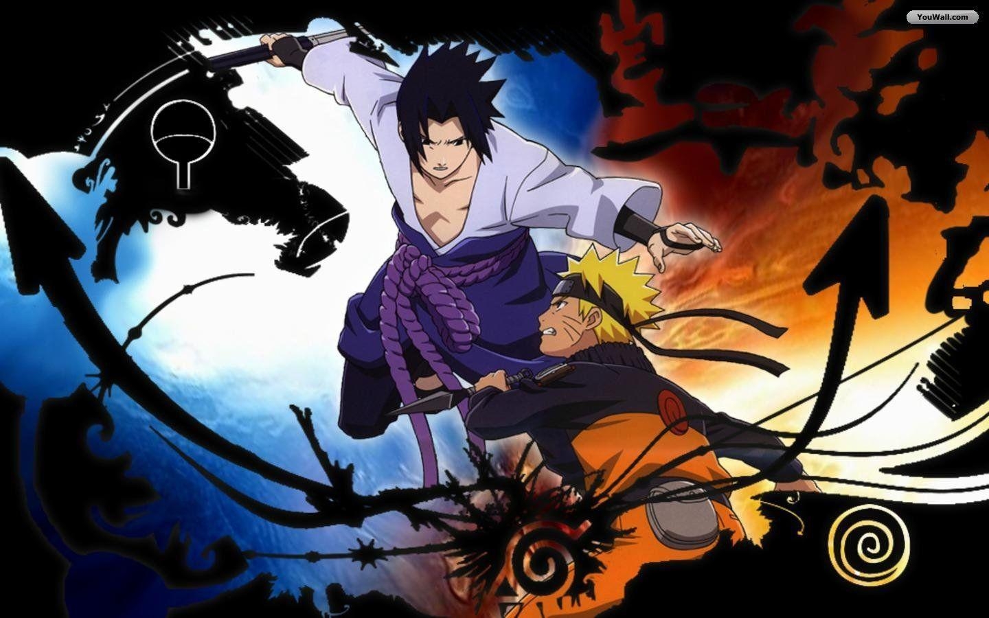 1440x900 Sasuke vs Naruto Wallpaper HD, Desktop