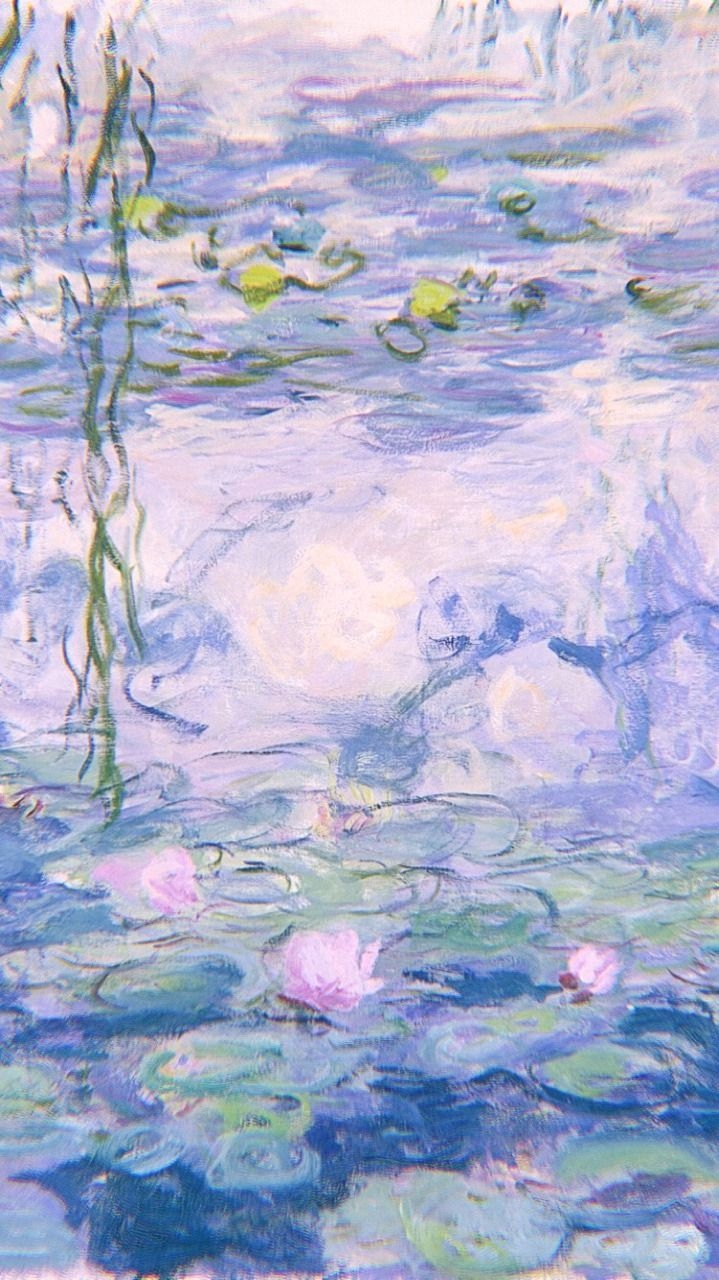 720x1280 Art Wallpaper Monet Water Lilies, Phone