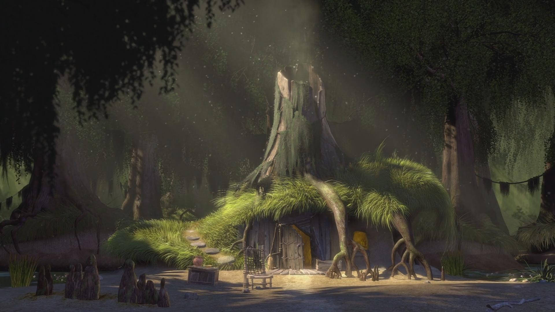 1920x1080 Download Shrek's Swamp House Wallpaper, Desktop