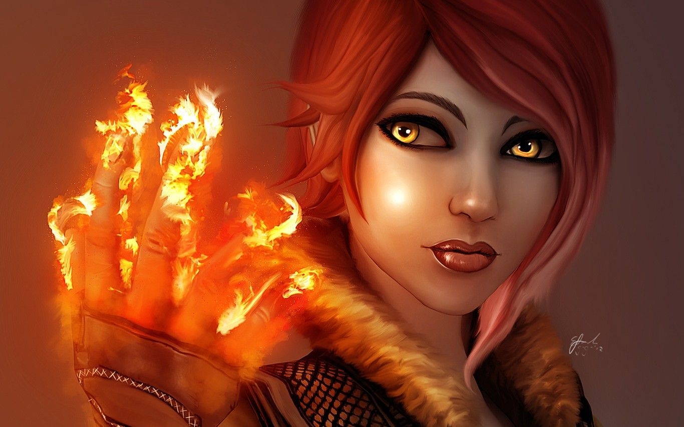 1370x860 Video Game Borderlands 2 Lilith (Borderlands) Wallpaper, Desktop