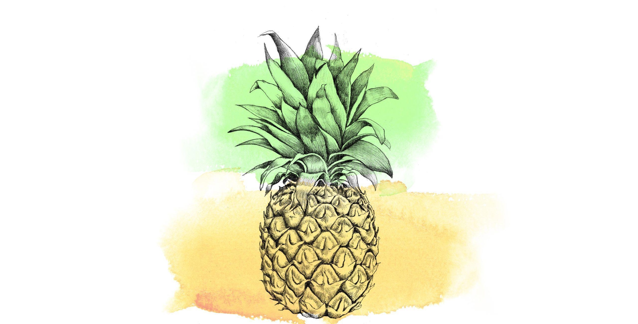 2560x1310 Pineapple Wallpaper, Desktop