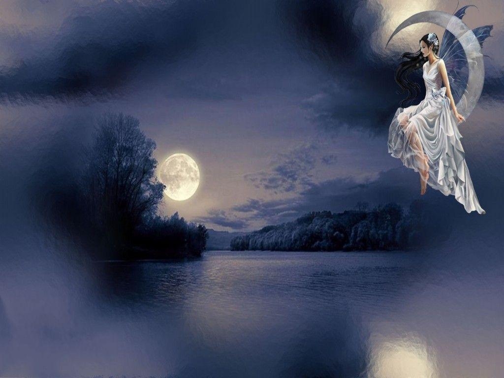 1030x770 HD Fairy Wallpaper. Moon Fairy Wallpaper HD 10 Background, Desktop