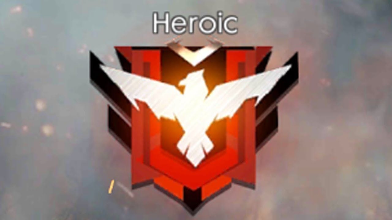 1280x720 Free Fire Heroic Rank Logo Png, Desktop