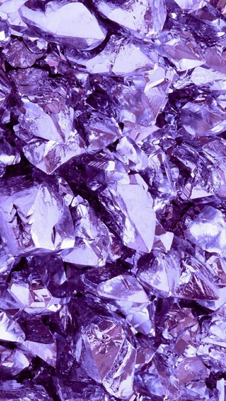 730x1280 Purple Gems Wallpaper, Phone