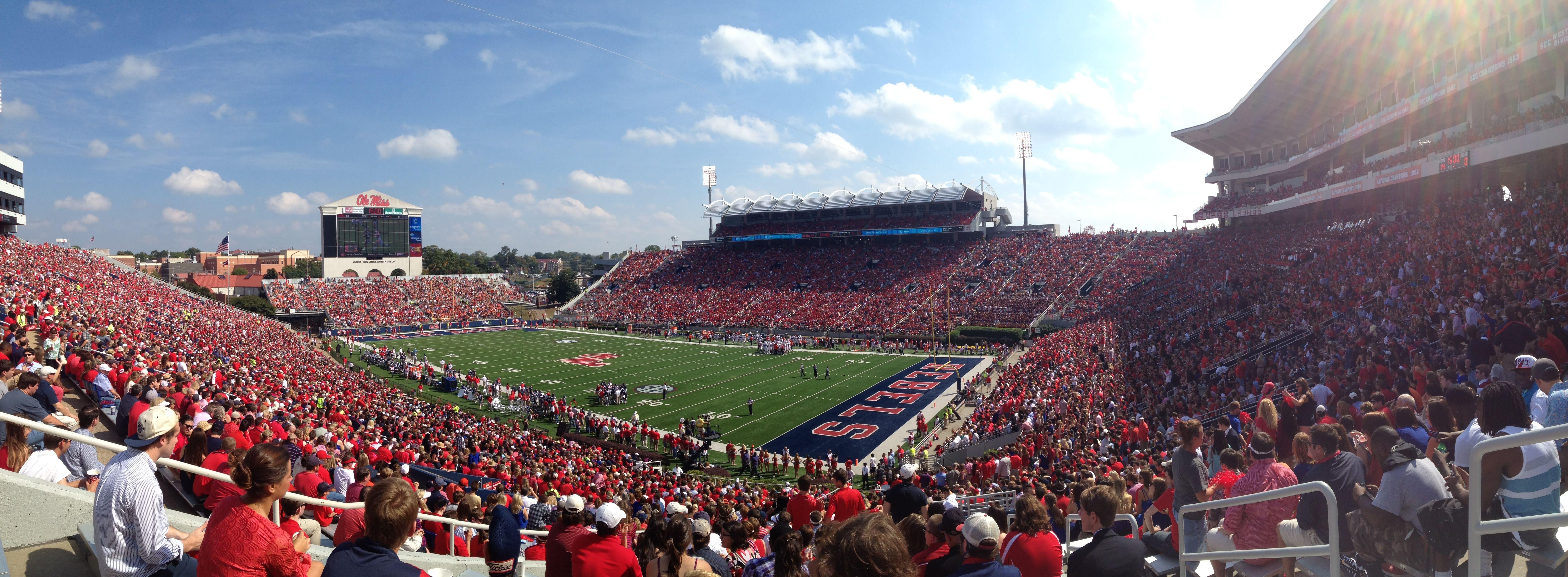 6400x2360 Ole Miss vs, Dual Screen