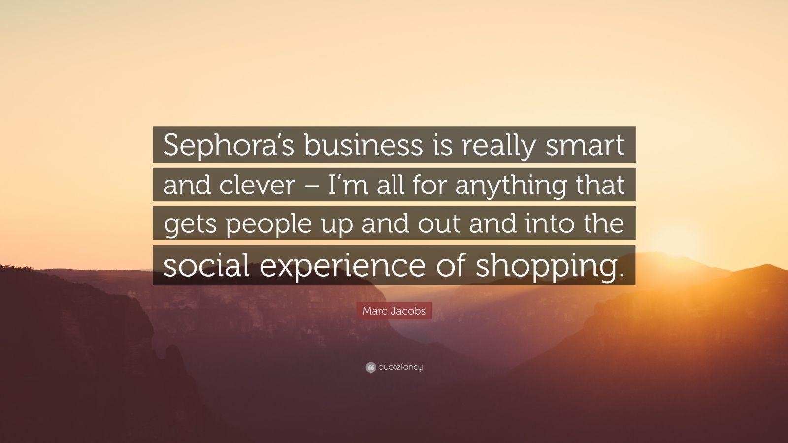 1600x900 Marc Jacobs Quote: “Sephora's business is really smart and clever, Desktop