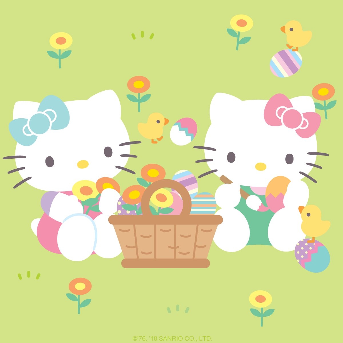 1200x1200 Hello Kitty, #Easter!, Phone