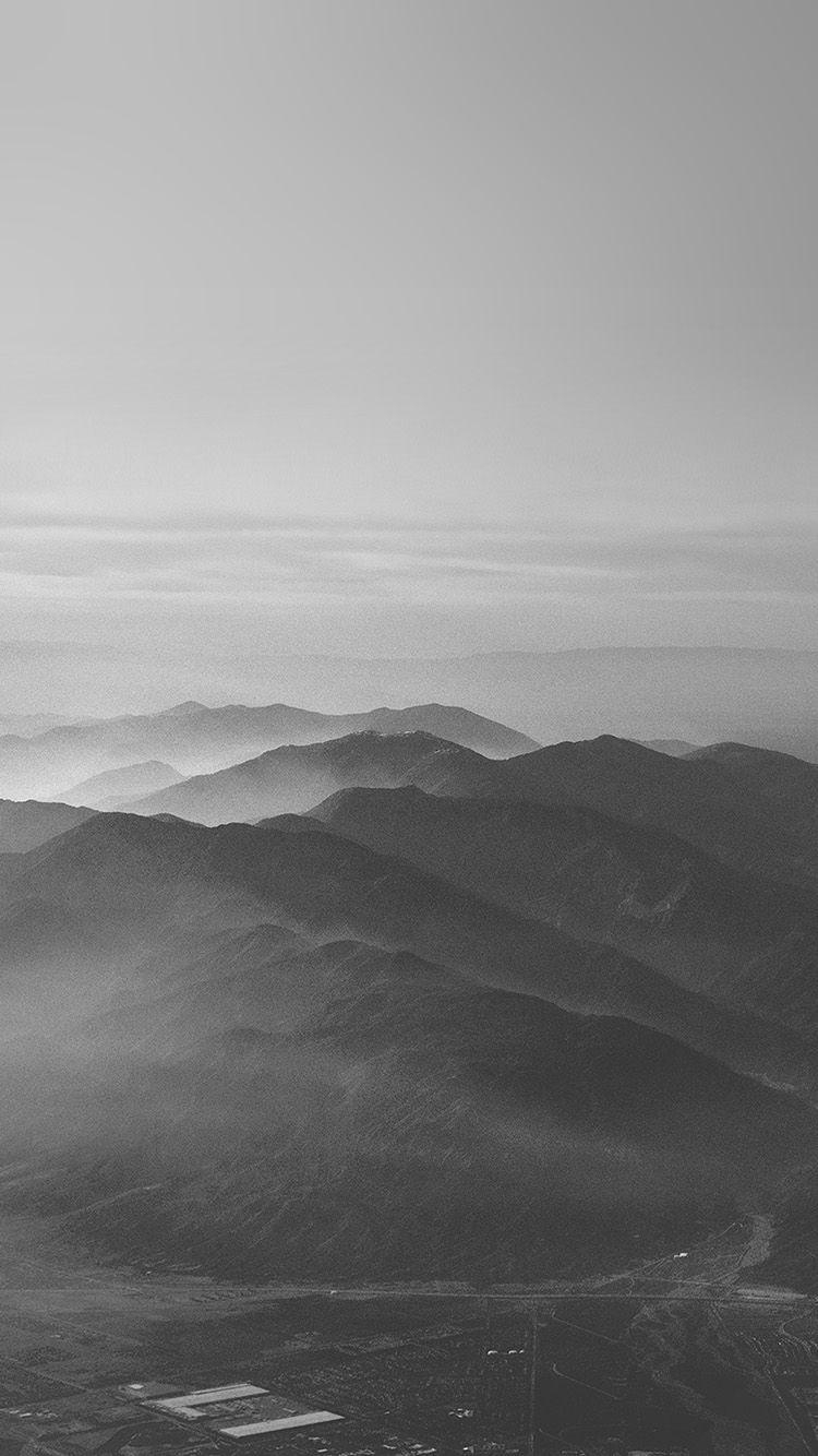 750x1340 Mountain Fog Nature Dark Bw Gray Sky View. Grey Wallpaper Iphone, Grey Wallpaper Phone, Dark Grey Wallpaper, Phone