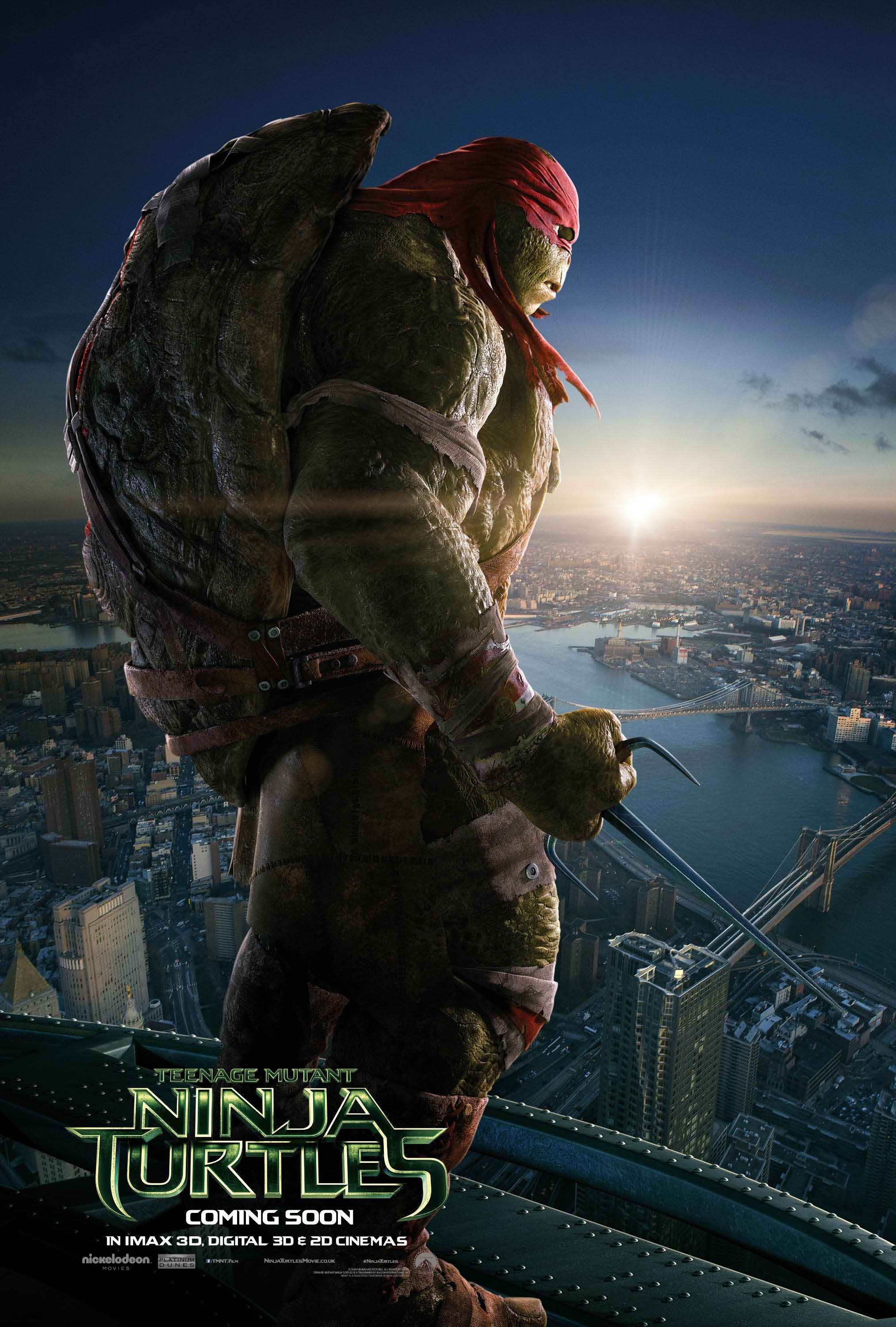 2030x3000 Teenage Mutant Ninja Turtles 2014 Raphael Poster. Wallpaper HD, Phone