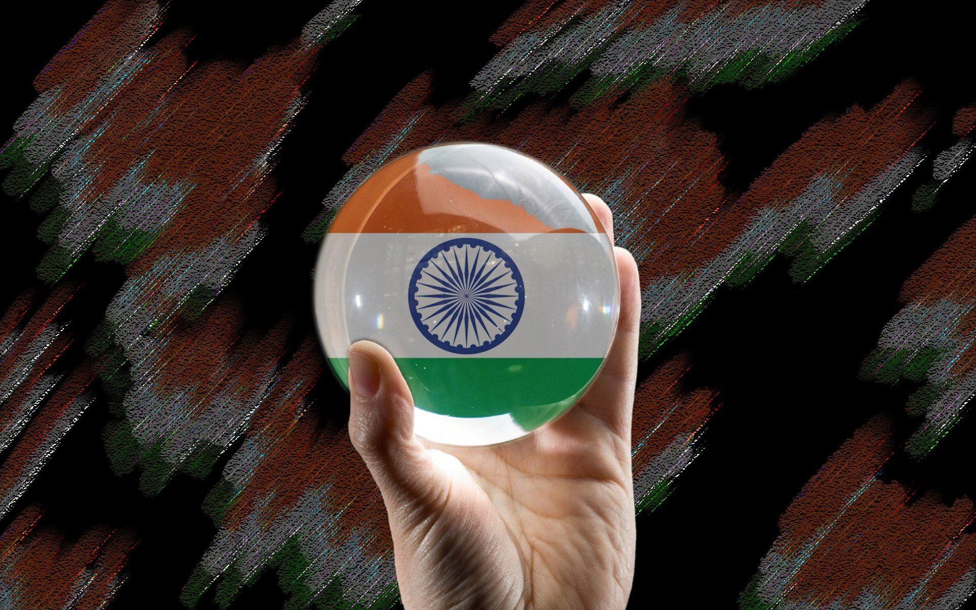 1920x1200 Holding The Indian Flag, Desktop