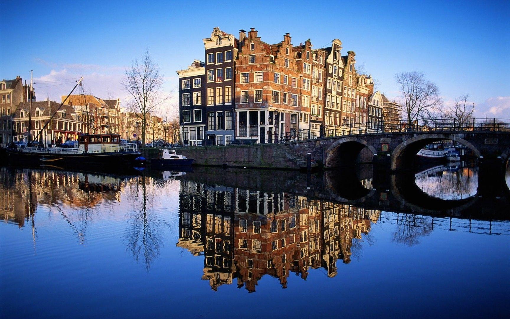 1730x1080 Amsterdam Wallpaper, Desktop