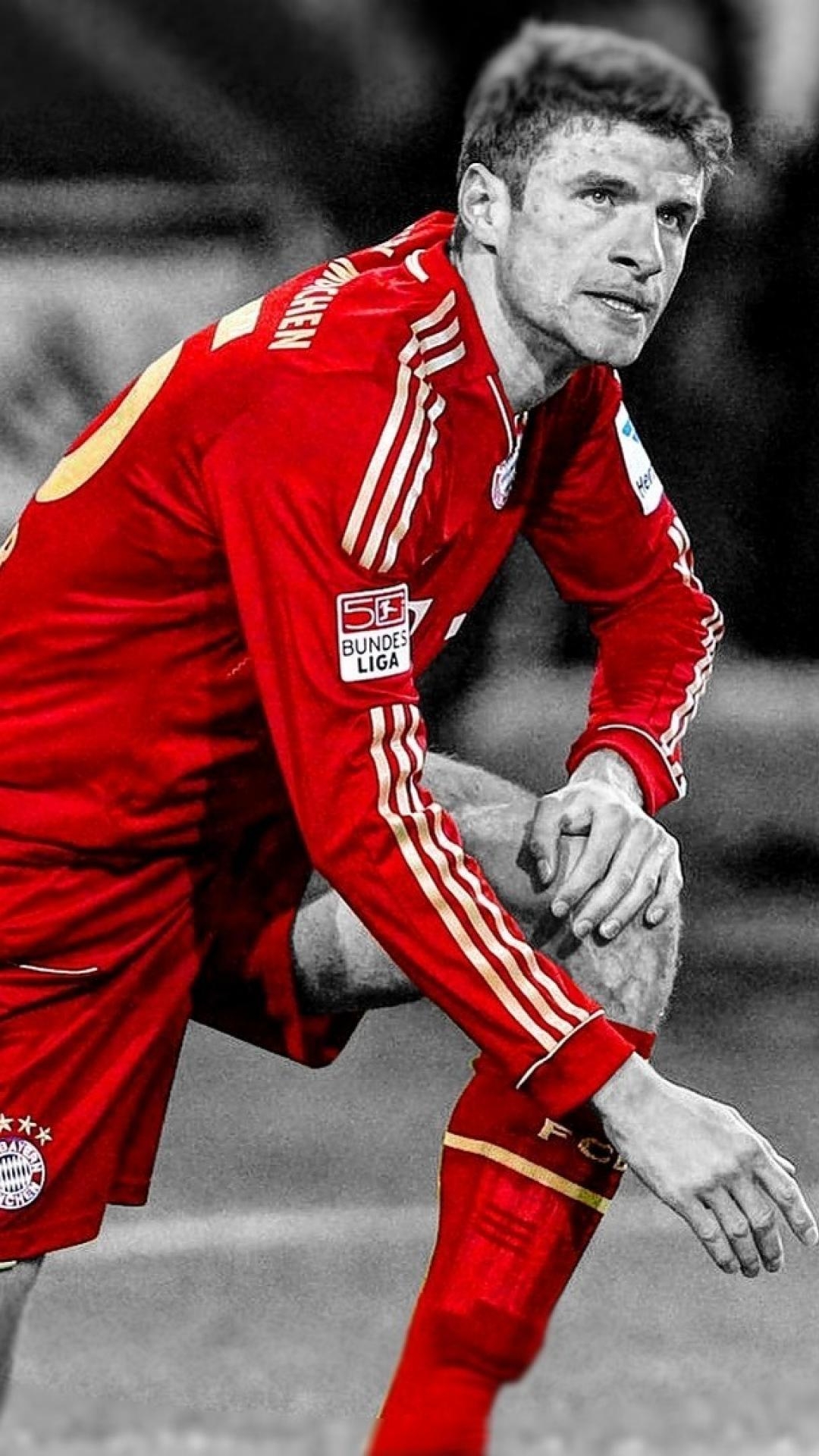 1080x1920 Football stars thomas müller bayern munich munchen wallpaper, Phone