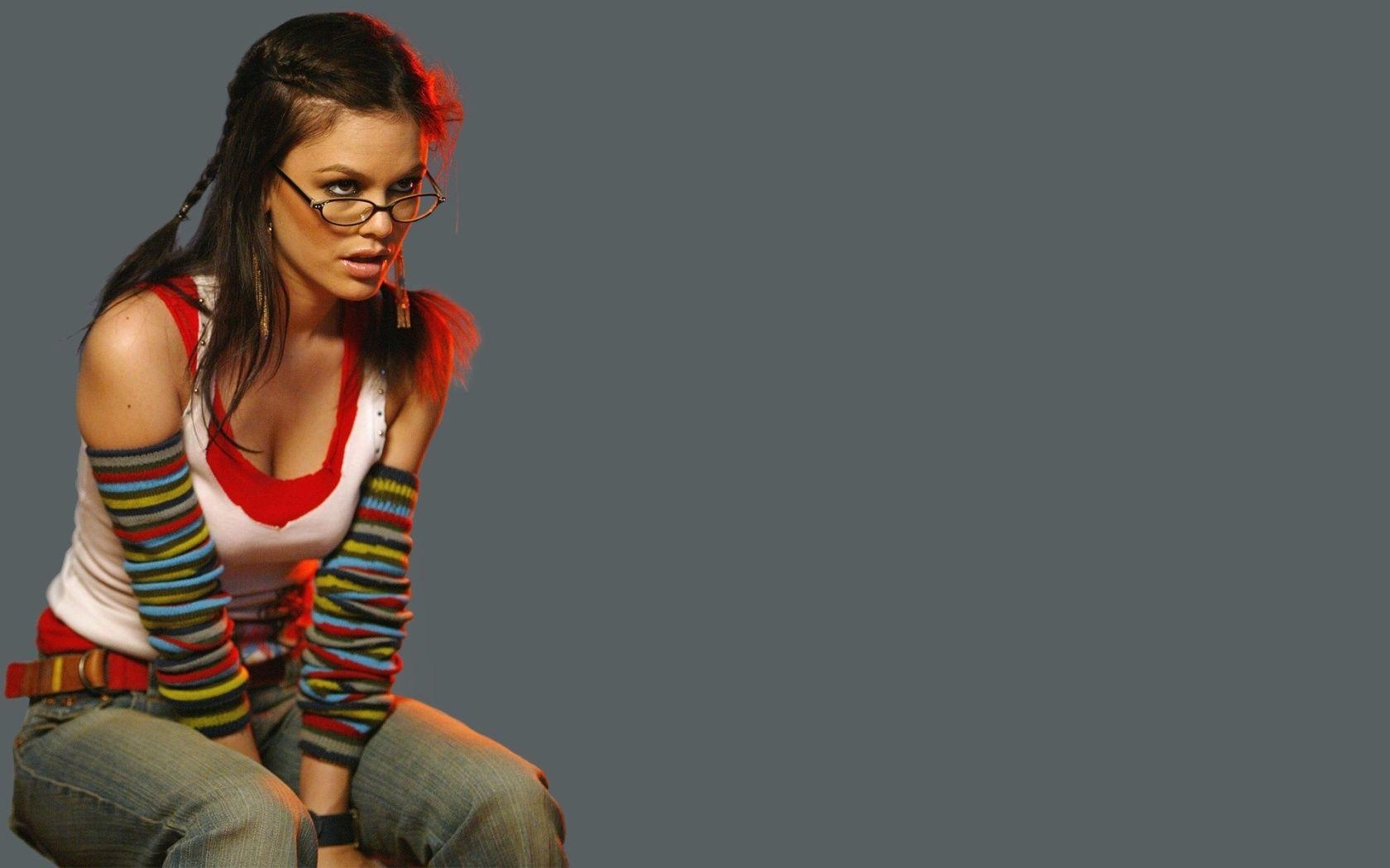 1680x1050 Actress Rachel Bilson Funky Look widescreen wallpaper. Wide, Desktop