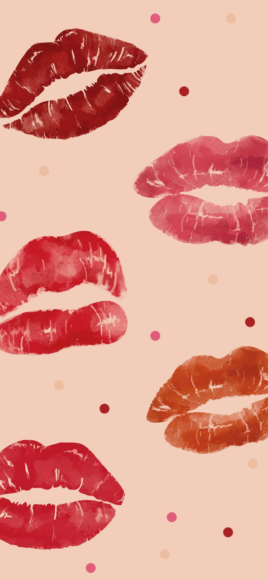 890x1920 Download Lovely Girl Lipstick Aesthetic, Phone