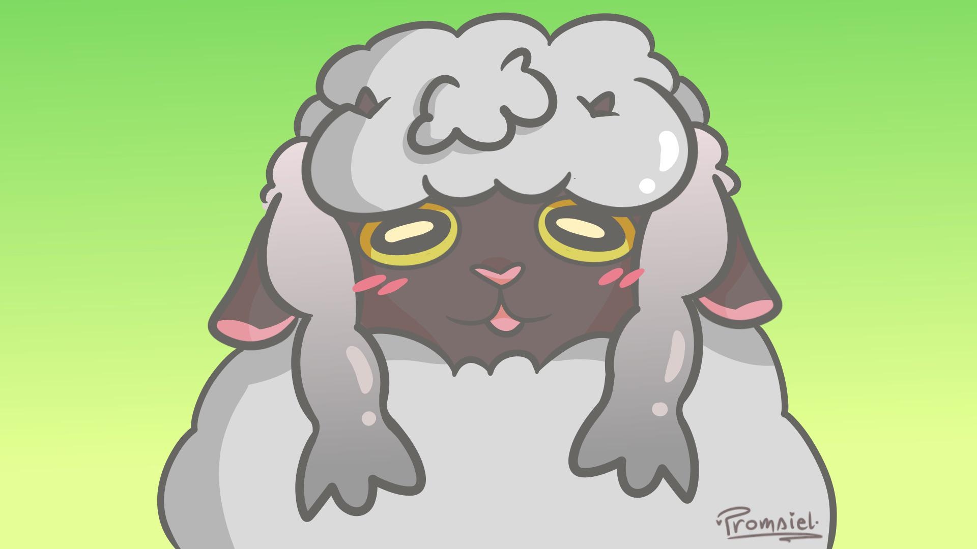 1920x1080 Made a Wooloo desktop wallpaper for my lil bro cuz why not, Desktop