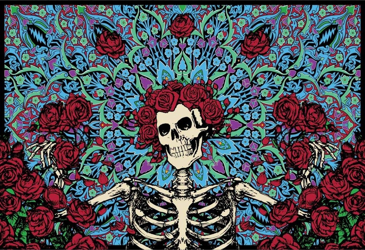 1280x880 skull, rose, Dia de muertos, skeleton, Desktop