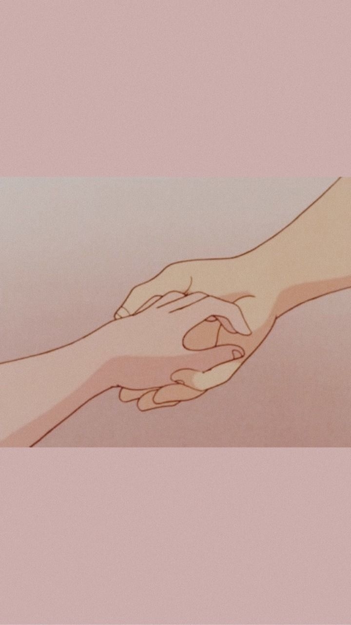 720x1280 Anime Handholding Wallpaper Pastel, Phone