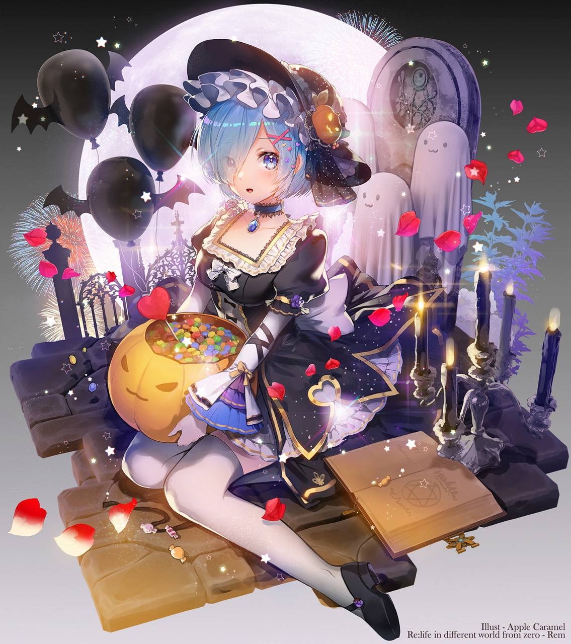 1140x1280 Download Rem Halloween Wallpaper HD By Legend_ArampaGon. Wallpaper HD.Com, Phone