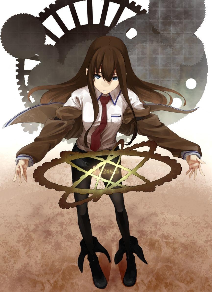 870x1200 Makise Kurisu/. Steins Gate. Steins gate Gate, Phone