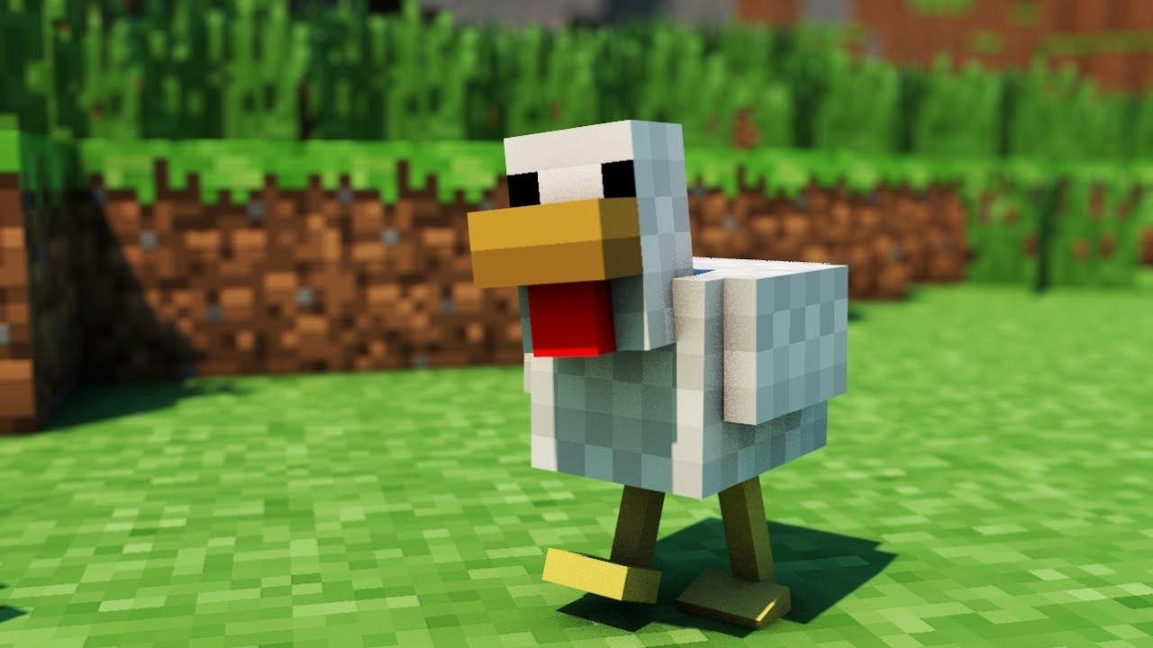 1280x720 Minecraft Chicken Wallpaper, Desktop