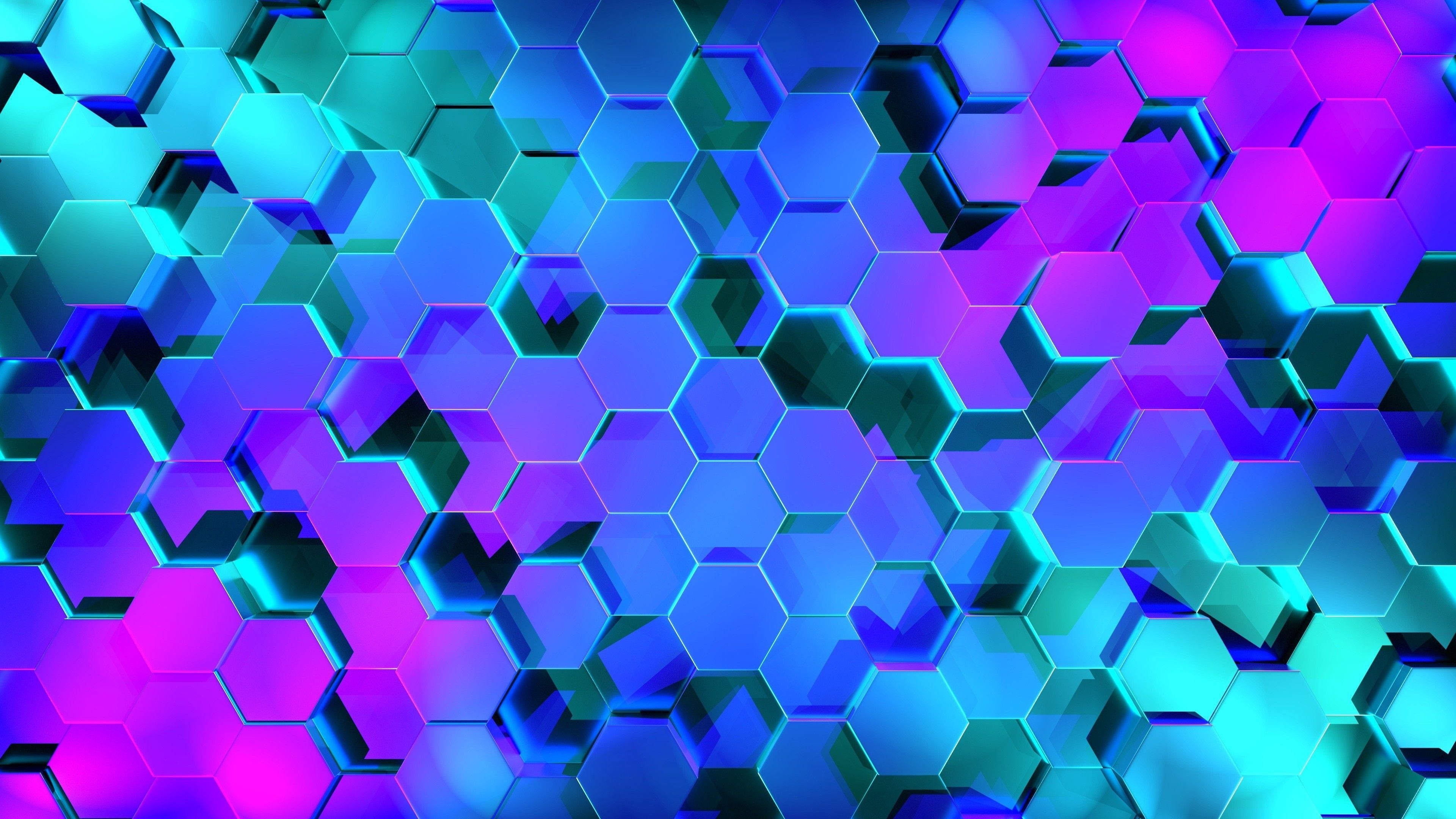 3840x2160 3D Abstract Geometric Wallpaper Free 3D Abstract Geometric Background, Desktop