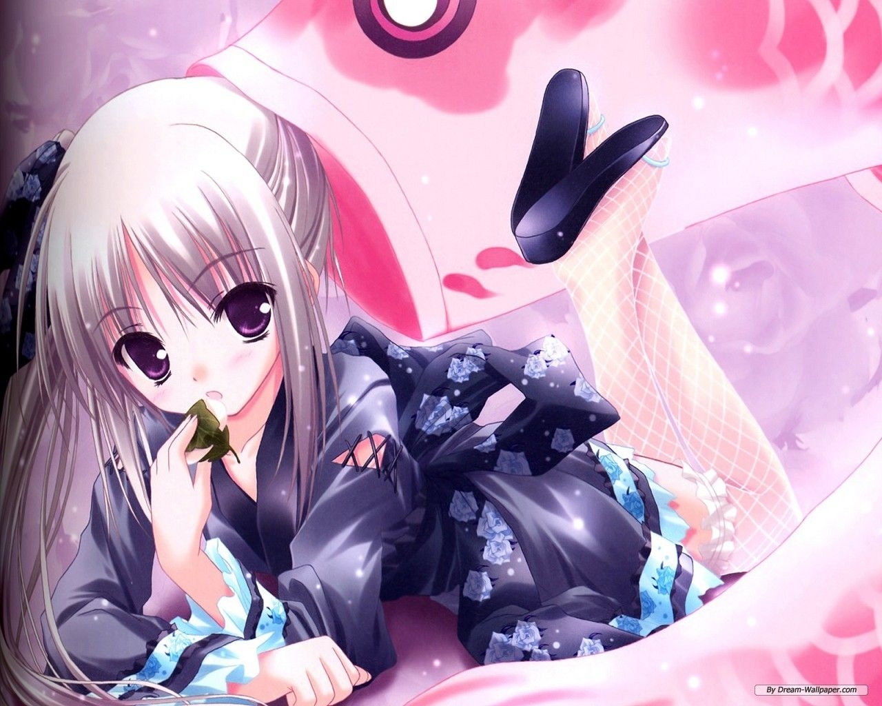 1280x1030 Cute Girls d Dropssol Cartoon Girl Wallpaper, Desktop