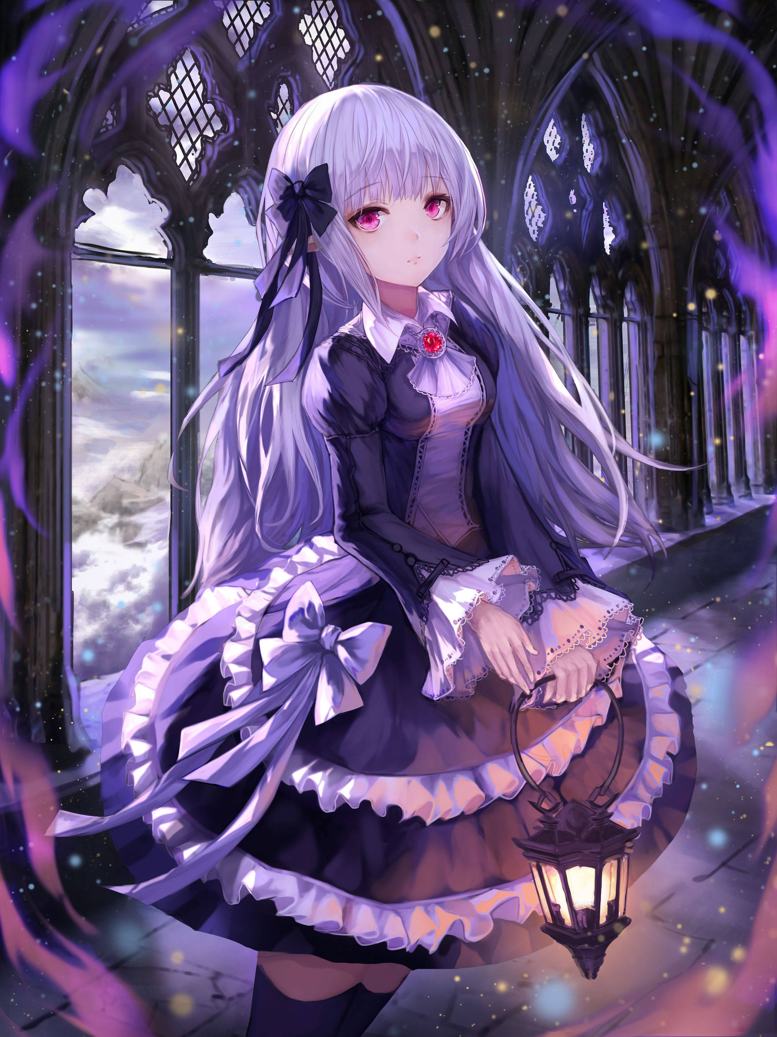 2500x3340 Download Pastel Goth Anime Girl Wallpaper, Phone