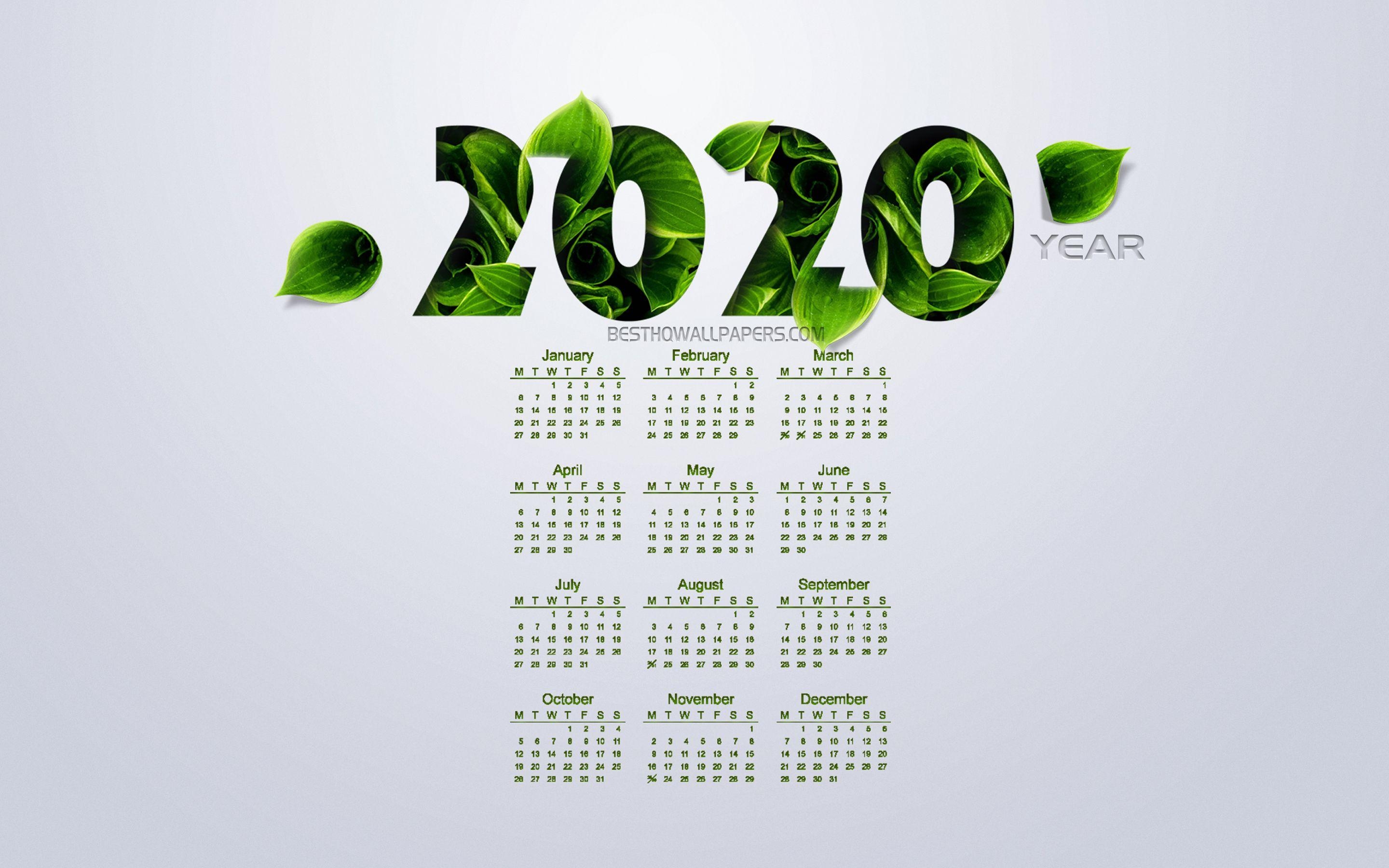 2880x1800 Calendar Wallpaper Free 2020 Calendar, Desktop