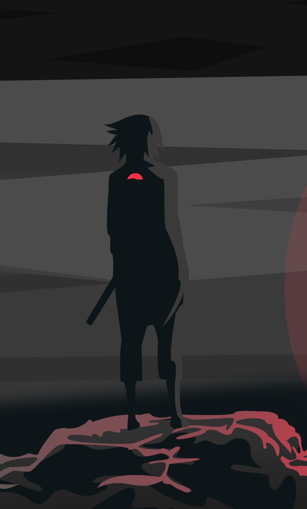 1280x2120 Uchiha Sasuke Naruto iPhone HD 4k Wallpaper, Image, Phone