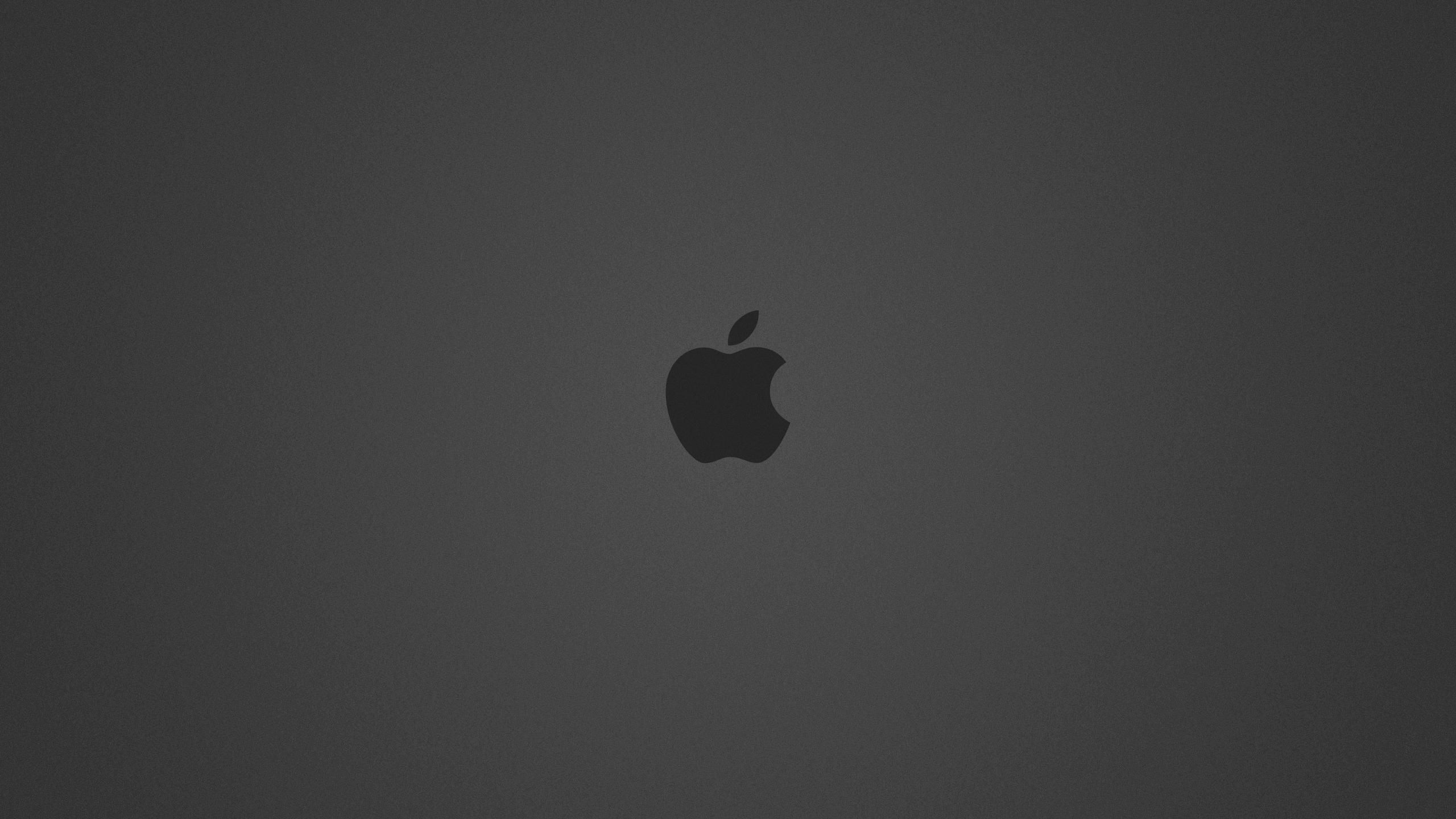 2560x1440 Dark Apple Wallpaper, Desktop