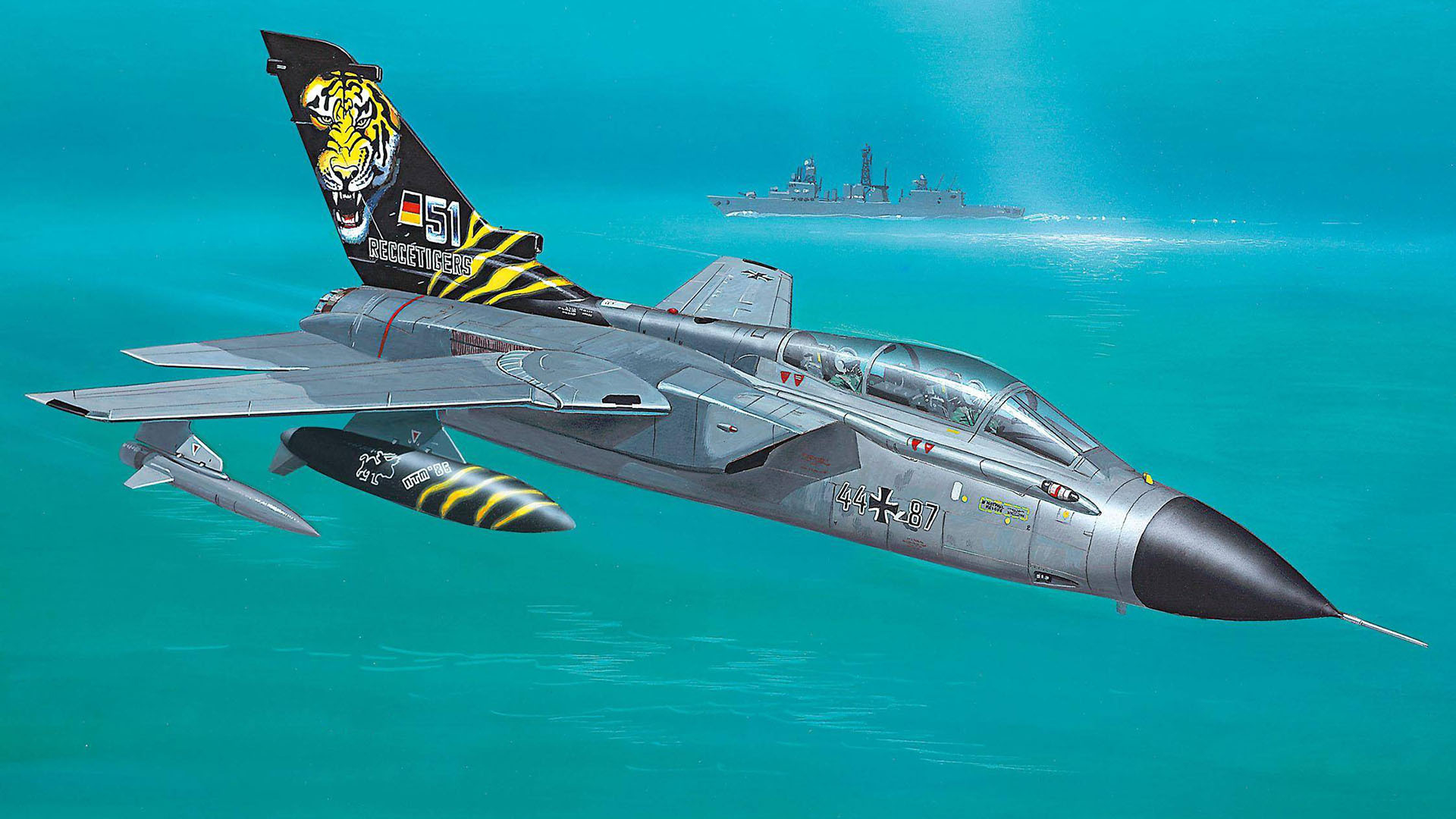 1920x1080 Panavia Tornado fighter bomber drawing, Desktop