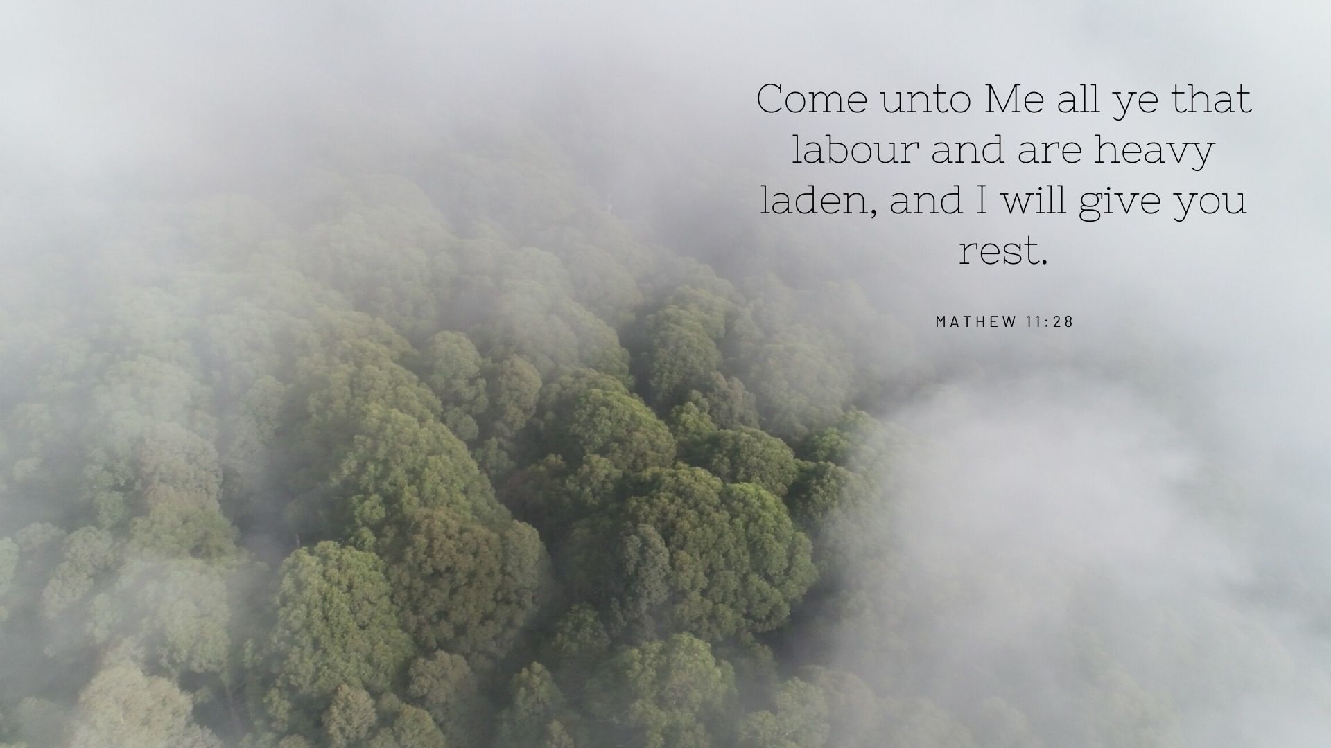 1920x1080 Matthew 11:28 Nature & Bible Desktop Background / Wallpaper, Desktop