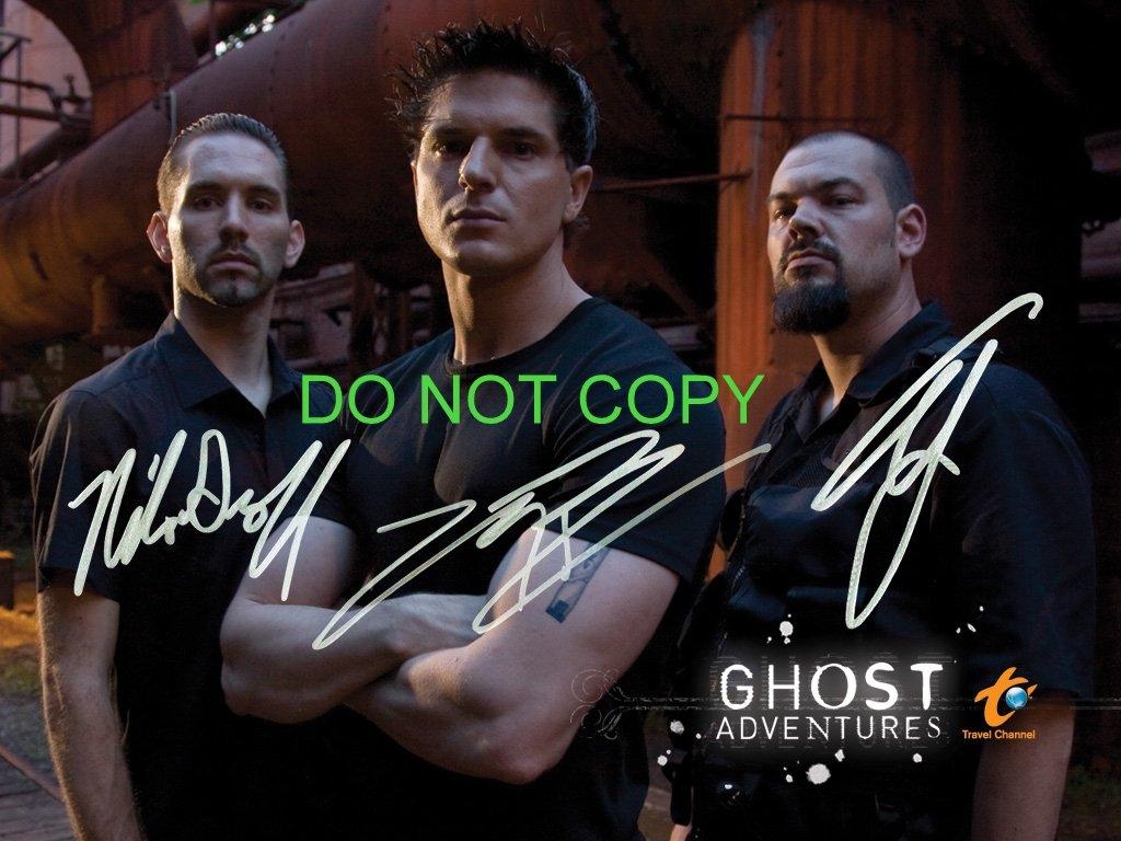 1030x770 Ghost Adventures cast reprint signed photo RP Zak Bagans Groff, Desktop