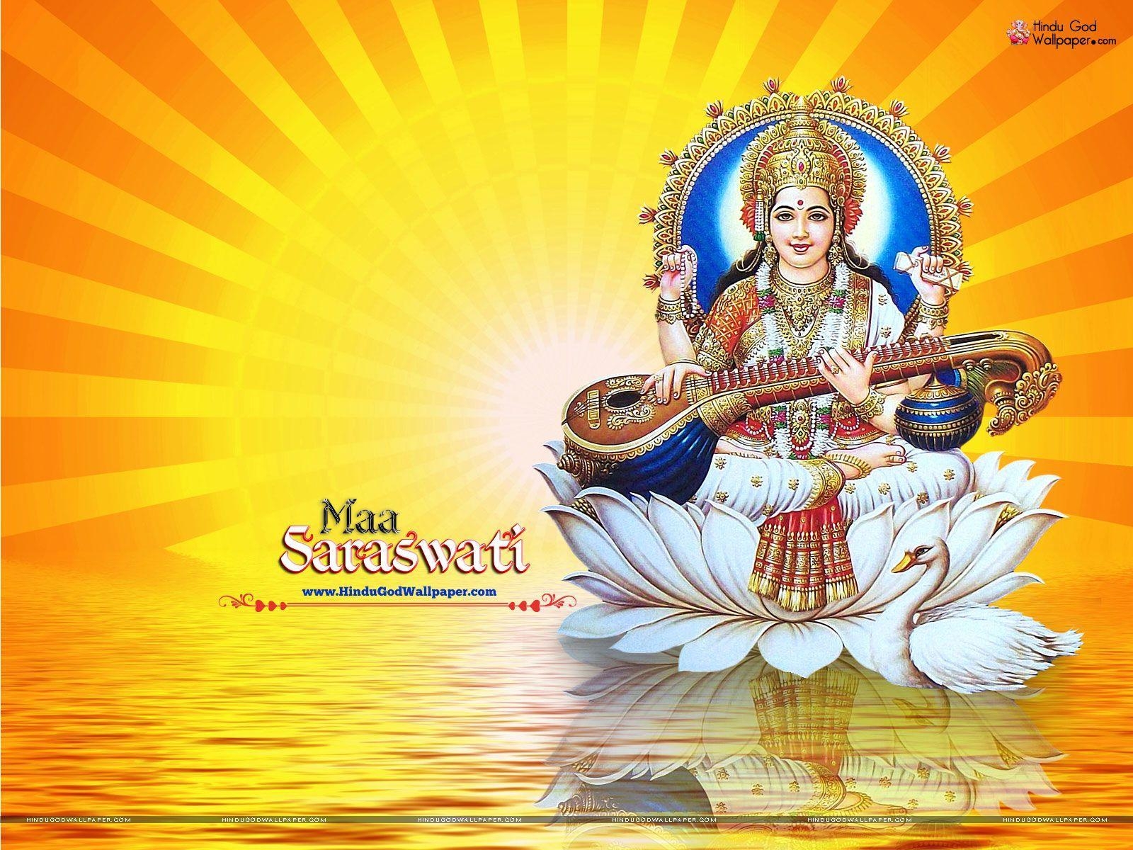 1600x1200 Maa Saraswati Diosa Del Conocimiento. Desktops, Desktop